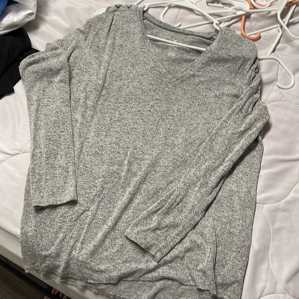 American eagle plush pullover sweater